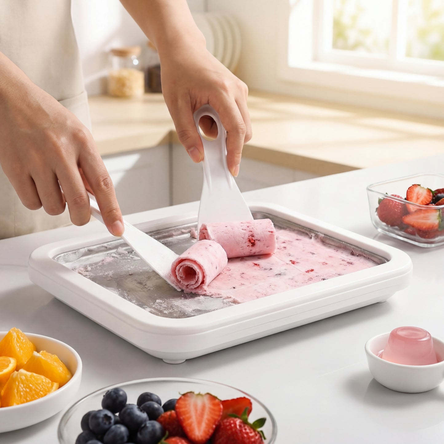 Neatly™ Rolled Ice Cream Plate