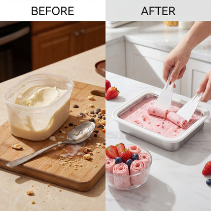 Neatly™ Rolled Ice Cream Plate