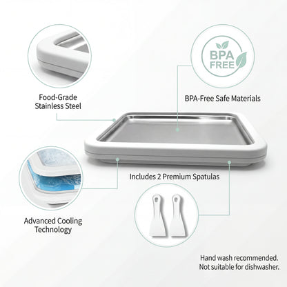 Neatly™ Rolled Ice Cream Plate